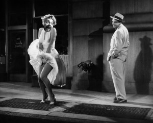 Nick Tann - Marilyn Monroe - with - a white dress